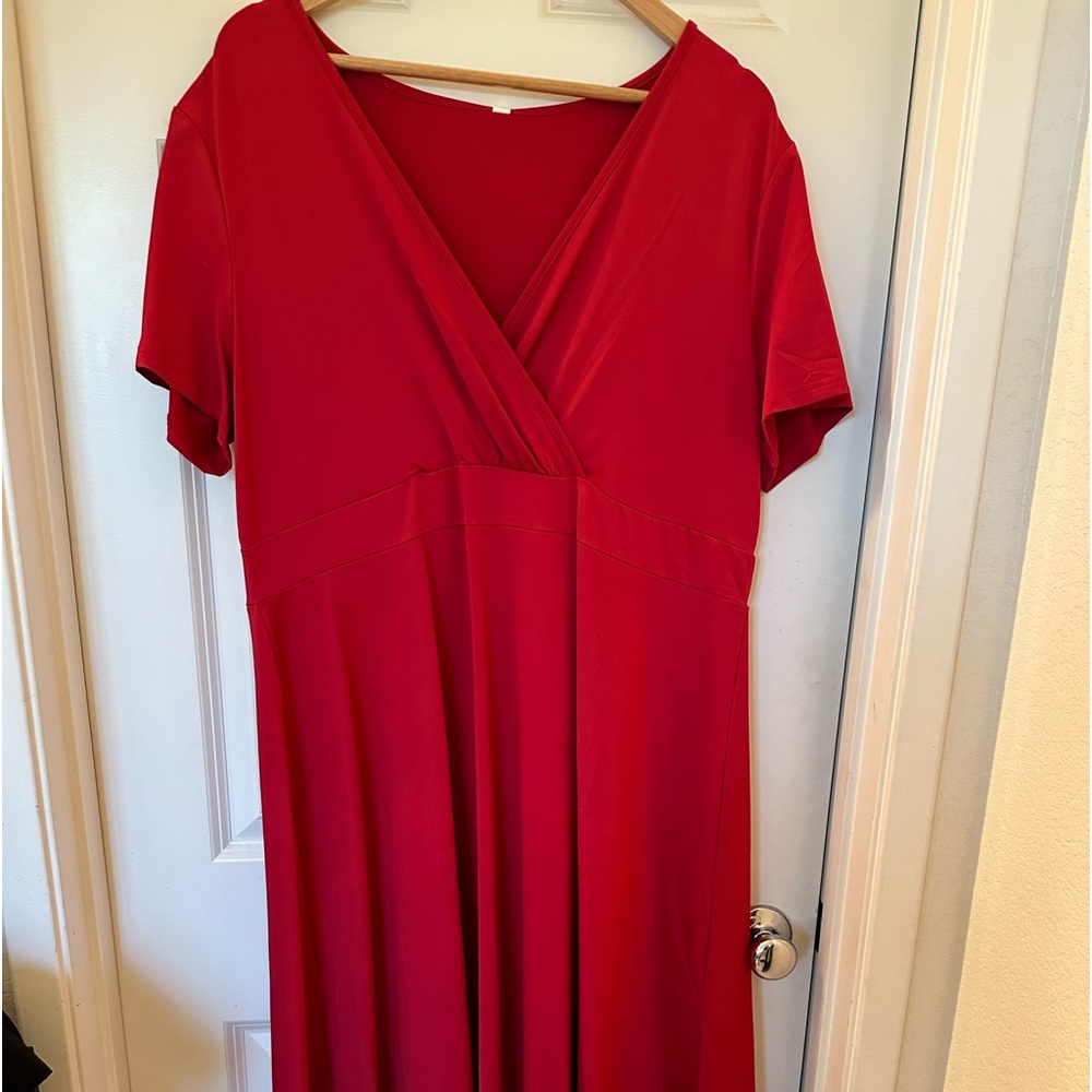 Red dress
